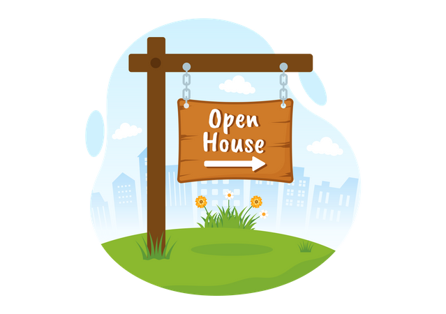 Open House  Illustration