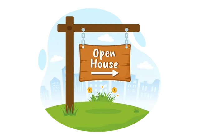 Open House  Illustration