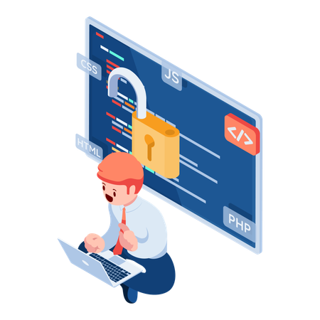 Open Source-Programm  Illustration