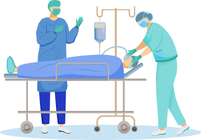 Operación quirúrgica  Ilustración