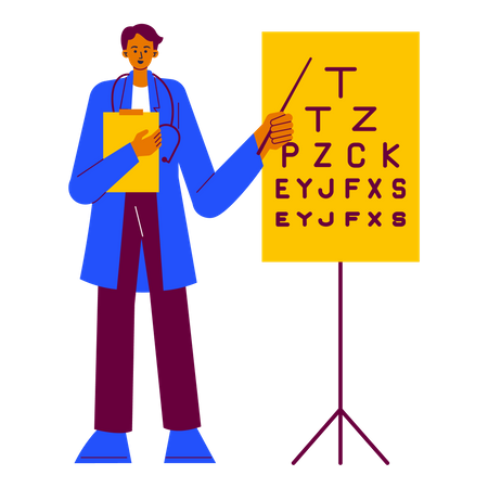 Ophtalmologiste  Illustration