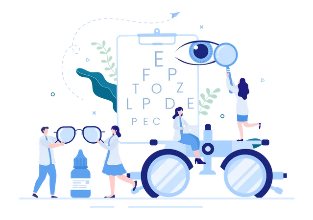Ophthalmology Eyes Illustration
