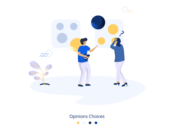 Opinions Choices Illustration Illustration