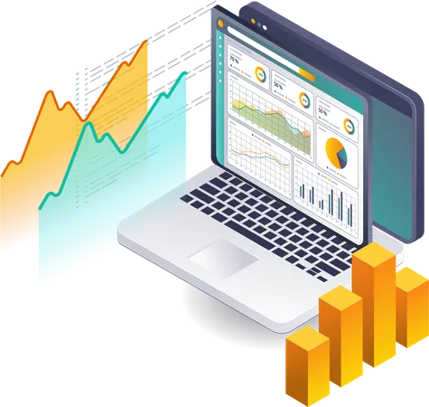 Optimiser l'analyse des données informatiques avec des tableaux de bord professionnels  Illustration