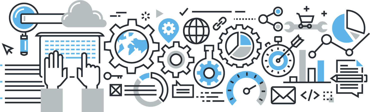 Optimización de motores de búsqueda  Illustration