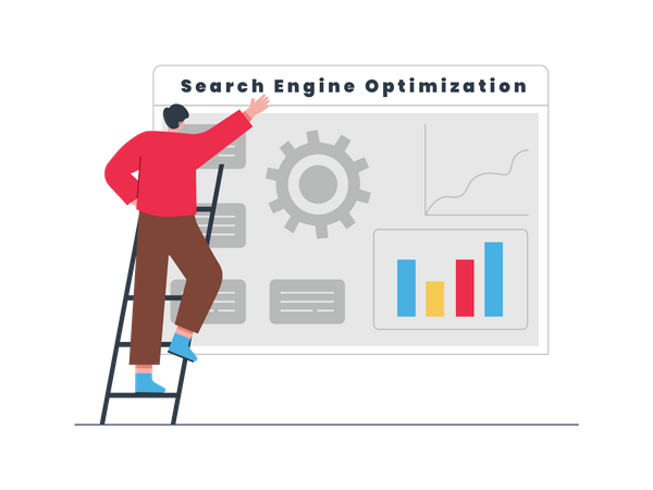 Optimización de motores de búsqueda  Ilustración