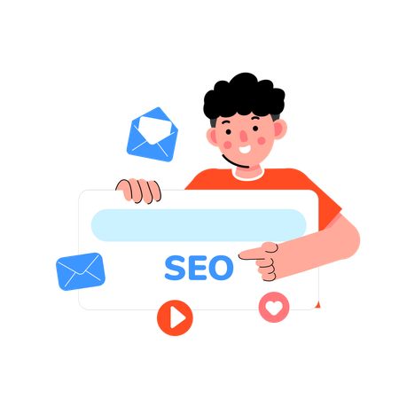 Optimización SEO  Ilustración