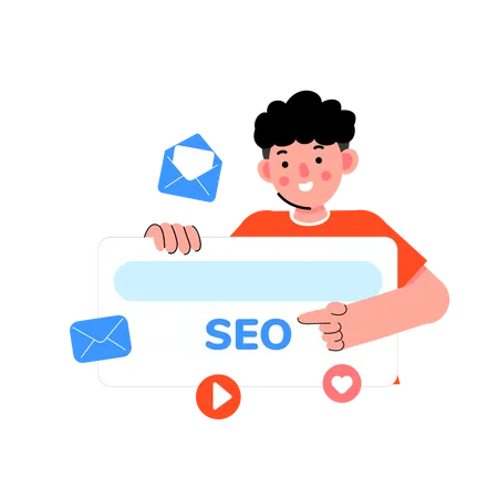 Optimización SEO  Ilustración