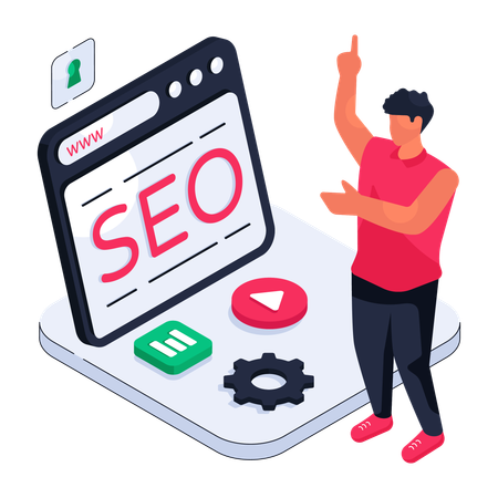 Optimización SEO  Ilustración