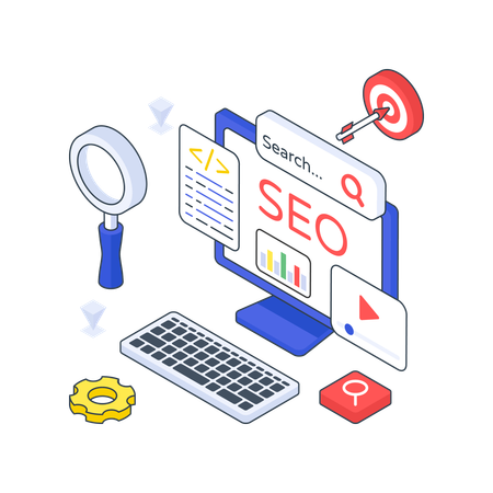 Optimización SEO  Ilustración