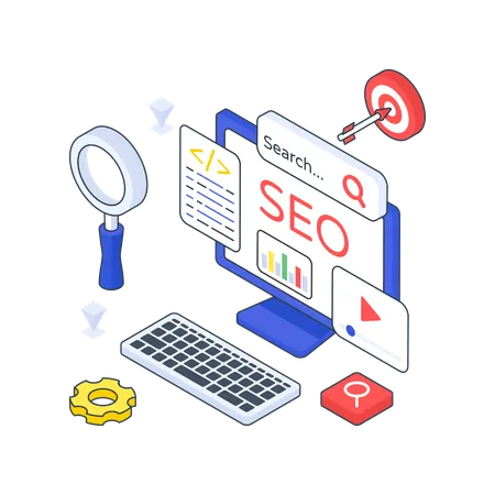 Optimización SEO  Ilustración