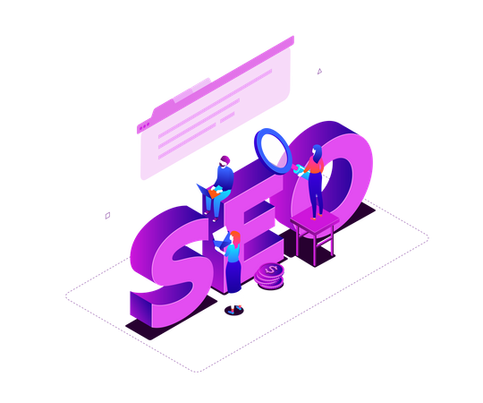 Optimización SEO  Ilustración