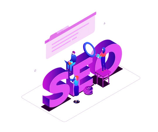 Optimización SEO  Ilustración