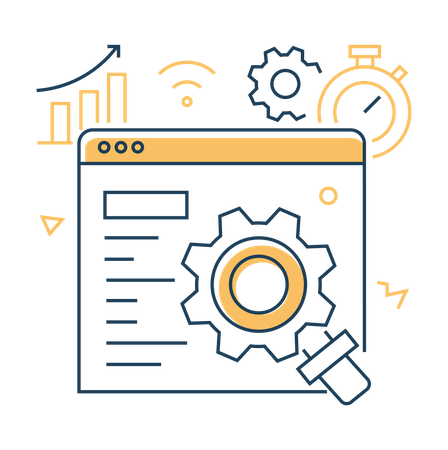 Optimización SEO  Ilustración