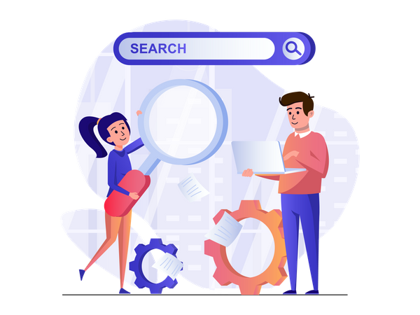 Optimización SEO  Ilustración