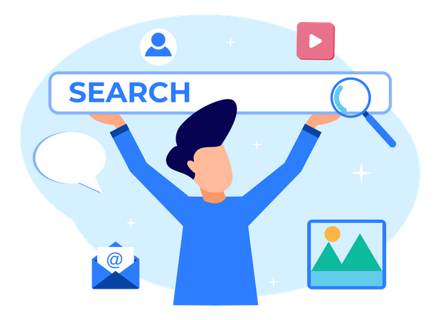 Optimización SEO  Ilustración