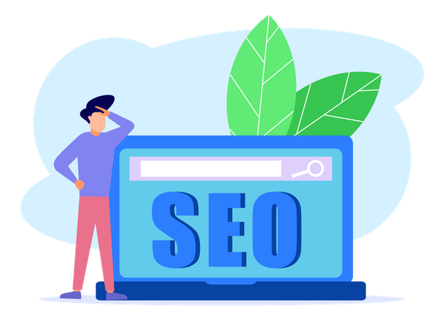 Optimización SEO  Ilustración