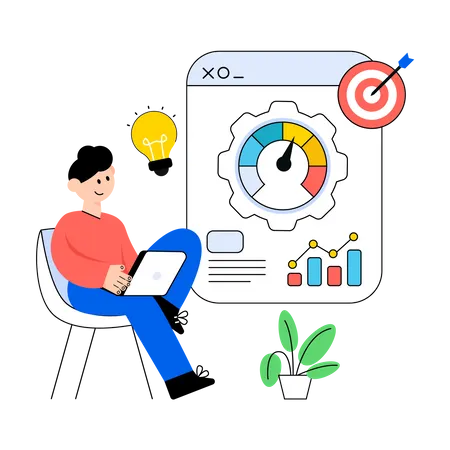 Optimización SEO  Illustration