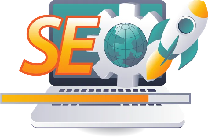 Optimización SEO en Procesos de Sistemas Tecnológicos  Ilustración