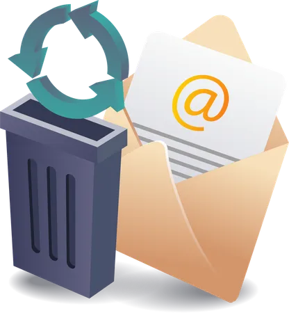 Optimizing Email Data Cleanup Processes  Illustration