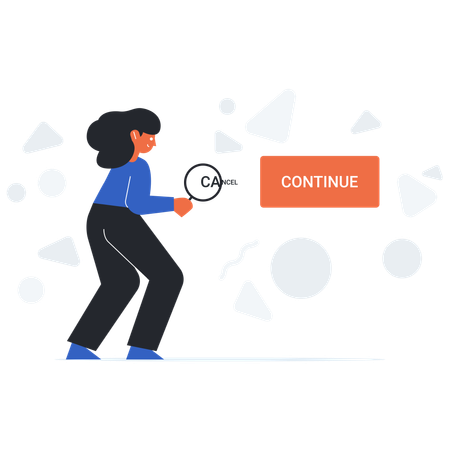 Option to proceed  Illustration