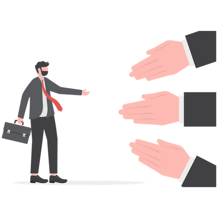 Options for negotiating business  Illustration