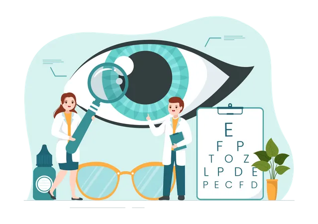 Optometrist  Illustration