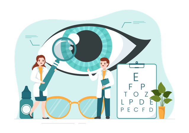 Optometrista  Ilustración