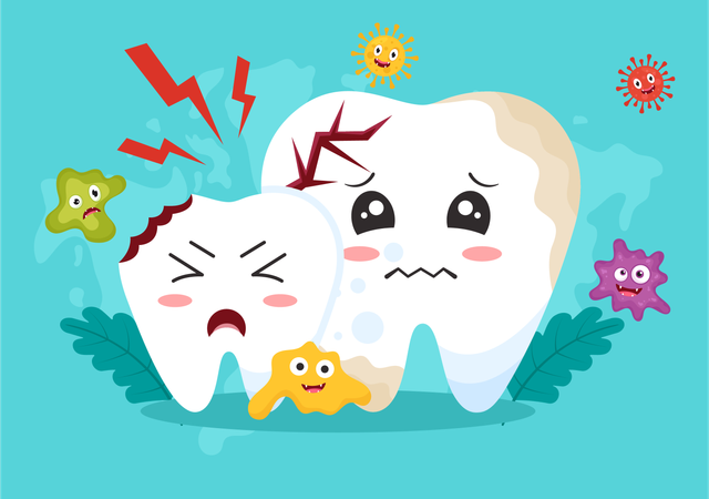 Oral Health Education  Illustration