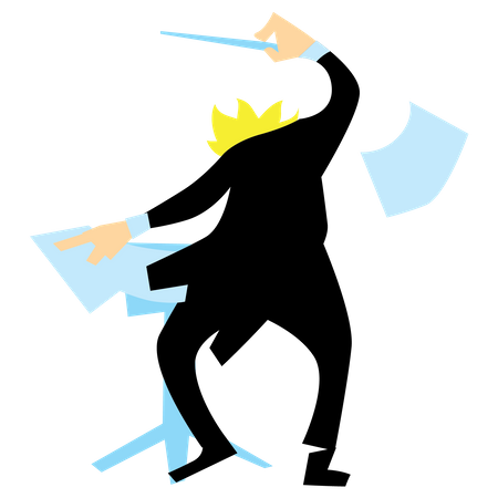 Orchestra Conductor  Illustration