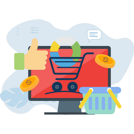 Order checkout  Illustration