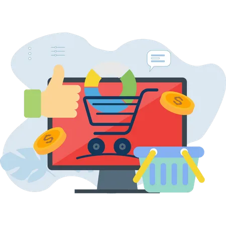 Order checkout  Illustration