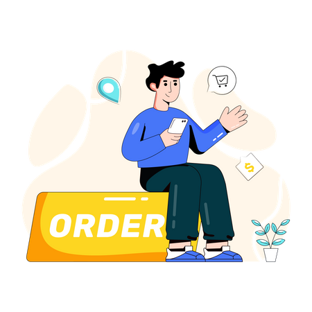 Order Confirm  Illustration