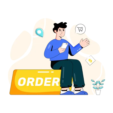 Order Confirm  Illustration