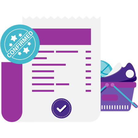 Order confirmation  Illustration