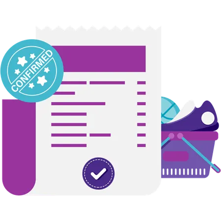 Order confirmation  Illustration