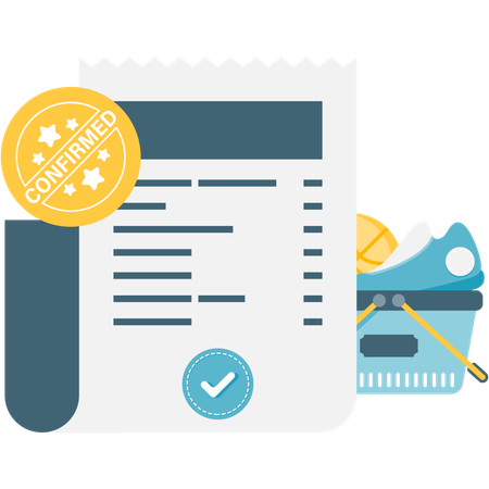 Order confirmation  Illustration