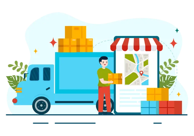 Order Fulfillment  Illustration