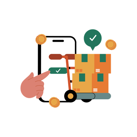 Order Fulfillment  Illustration