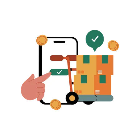 Order Fulfillment  Illustration