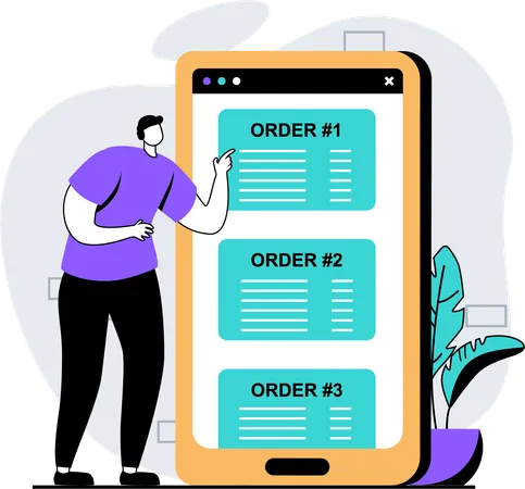 Order management  Illustration
