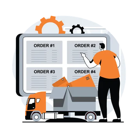 Order management  Illustration