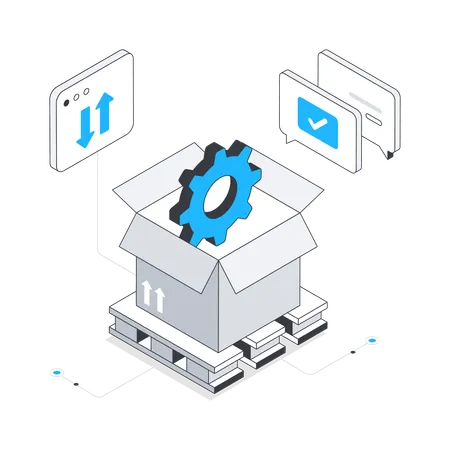 Order Processing  Illustration