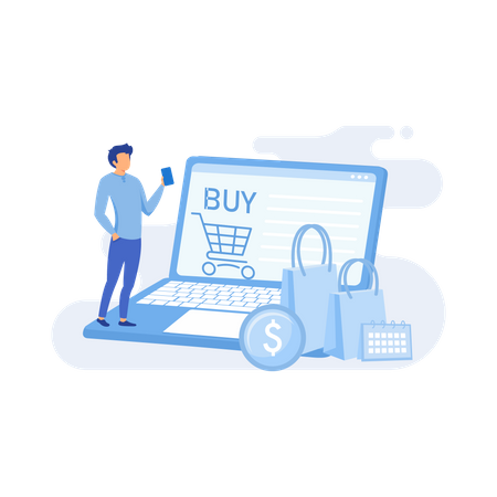 Order processing Inventory management  Illustration