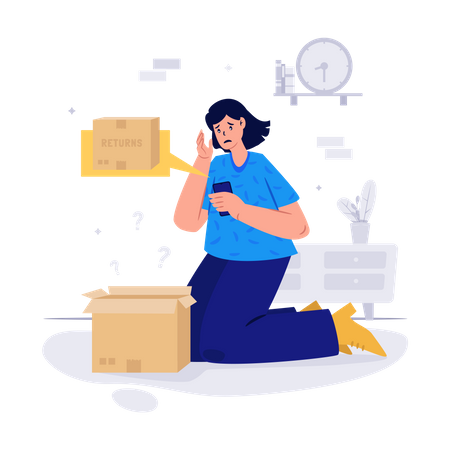 Order Return  Illustration