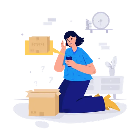 Order Return  Illustration