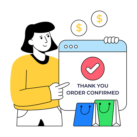 Order Selected  Illustration