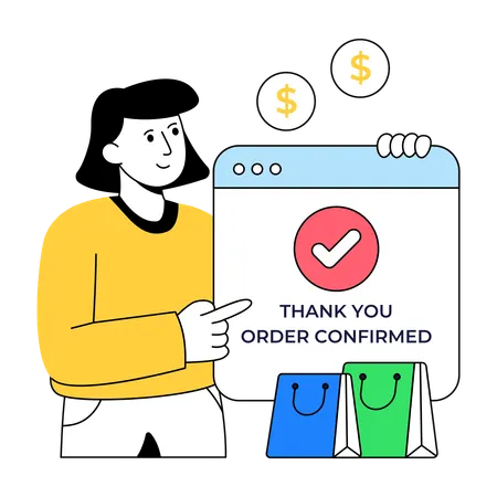 Order Selected  Illustration