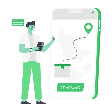 Order Tracking  Illustration