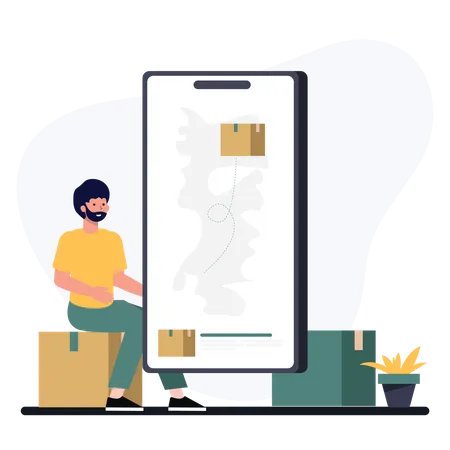 Order Tracking  Illustration